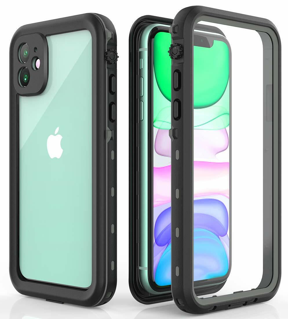 For iPhone 11 11 Pro Max Case Waterproof Shockproof Dirtproof Screen  Protector
