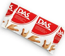 Das Modelling Putty by Fila - 150g Packet of Air Drying Easy Mould Clay White
