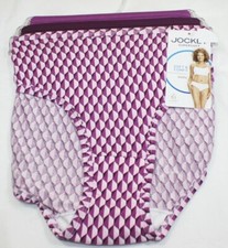 NWT set of 3 JOCKEY 2070 supersoft BIKINI in PURPLE solid PRISM print