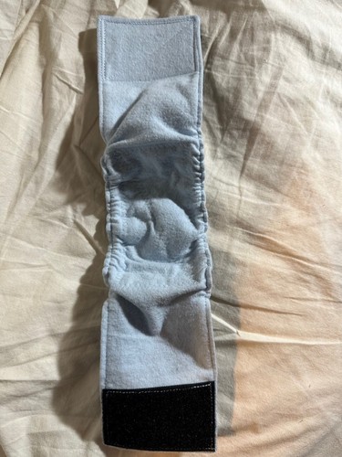 Dog Puppy Belly Band Wrap Contour Diaper Male Flannel lined 13.5" x 4" CUTE DOGS - Picture 5 of 6