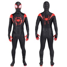 Miles Morales Costume Spider-Man: Into the Spider-Verse Cosplay Bodysuit Adult