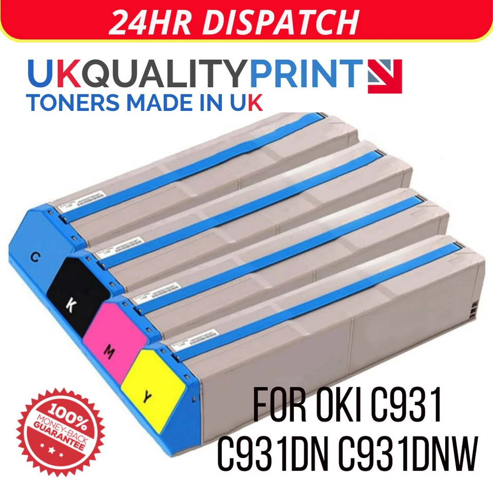 NEXTDAYC Toner Cartridge for OKI C931 C931DN C931DNW 45536508 07/06/05 Black Colour Reman