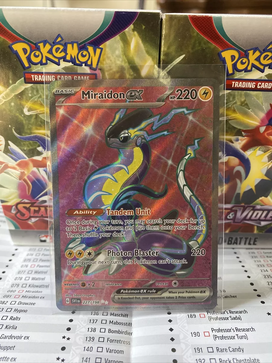  Pokemon Jumbo Card - Koraidon EX - Scarlet & Violet - Oversize  Holo Foil : Toys & Games