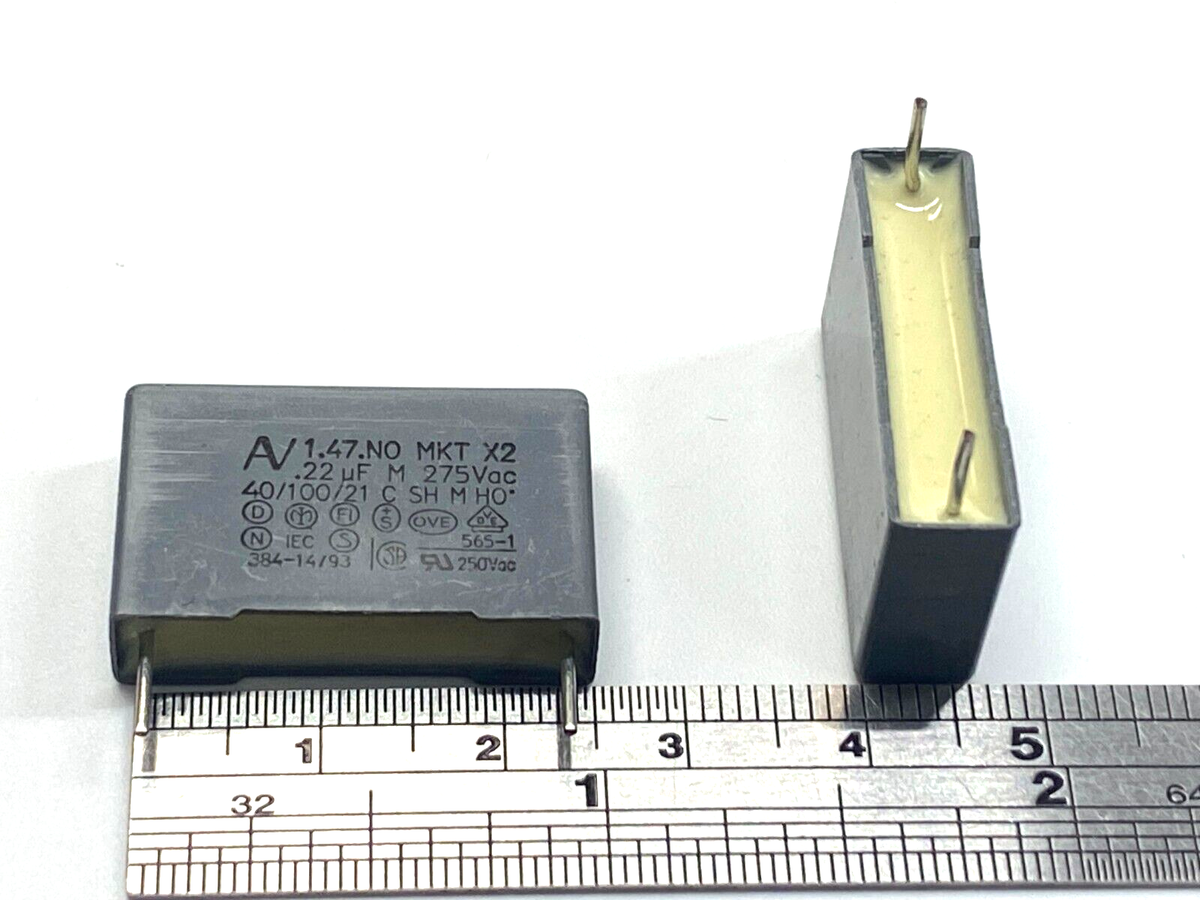 Condensateur Polypropylène 22nf .022uf MKP x2 275Vac