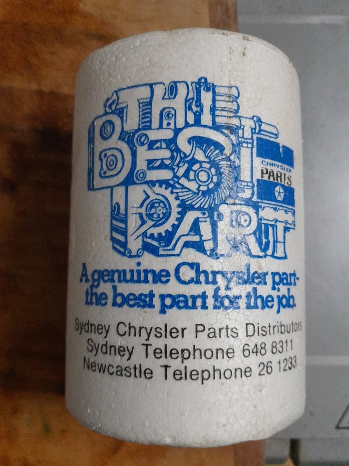 RARE!! Vintage Chrysler Australia Stubbie Cooler - image 3 of 4
