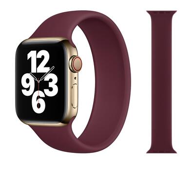 Original Apple Solo Loop Armband 42/44/45mm Größe 8 Plum