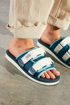 Suicoke Moto-Cab Slide Sandal White Blue Womens Size 7 36 New | eBay