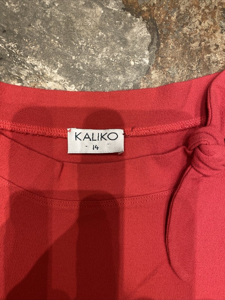 Kaliko Jumper Size 14 Lovely Deep Pink Colour Great Office Wear eBay