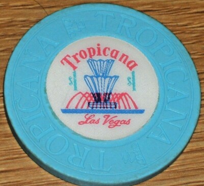 $1 2ND EDITION GAMING CHIP FROM THE TROPICANA CASINO LAS VEGAS NV