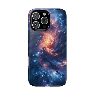 Phone Ink - iPhone/Galaxy/Pixel - Tough Case - Universe Purple Blue Nebula