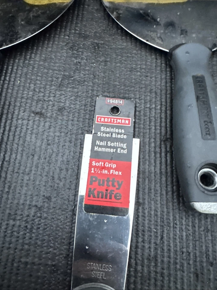 "Juego de 6 cuchillos raspadores de cinta de masilla sexy Sears Craftsman EE. UU. 1,5""-6""" Foto 3 de 4