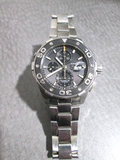 TAG Heuer Aquaracer 500M Calibre 16 Chronograph CAJ2110-0 Black Dial FREE SHIP