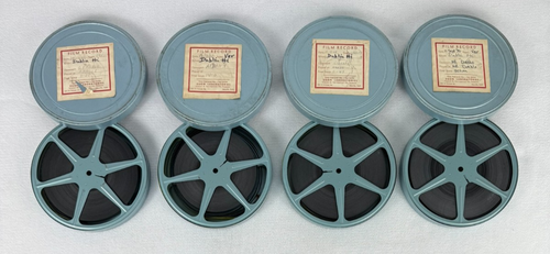 Lotto 4 mulinelli pellicola calcio 16mm vintage Dublin High School 1969-1970 - Foto 2 di 7