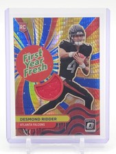 DESMOND RIDDER 2022 DONRUSS OPTIC FIRST YEAR FRESH ROOKIE PATCH HYPER BLUE Q5830