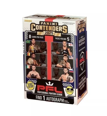 2025 Panini Contenders PFL Professional Fighters League Blaster | Factory Sealed