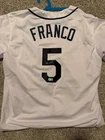 Wander Franco - Tampa Bay Rays #5 Signed Baseball Jersey BECKETT AUTH