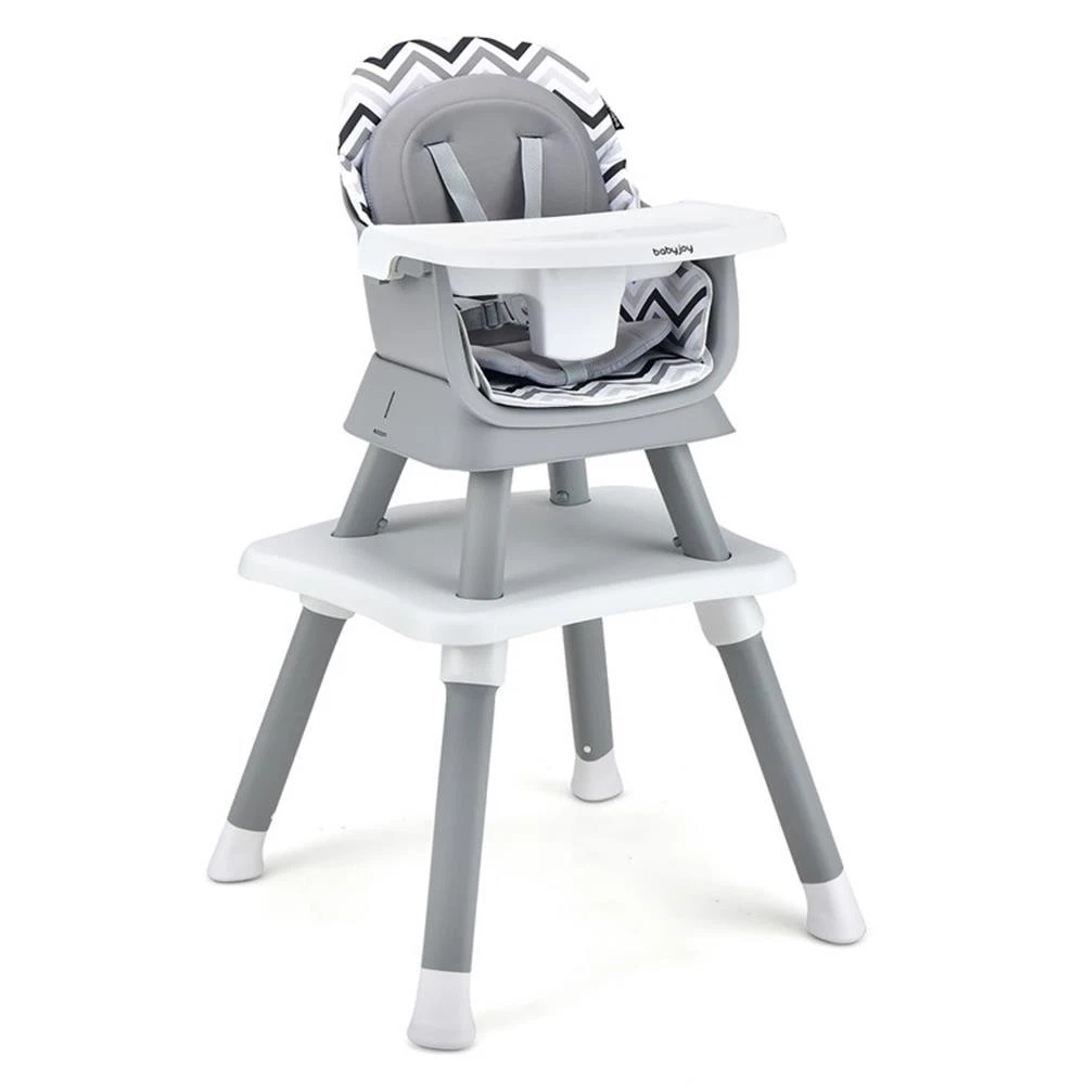 Pemberly Row 8 in 1 Baby High Chair Convertible Dining Booster Seat Strip
