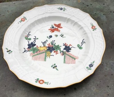 Meissen Speiseteller fliegender Fuchs + Eichhörnchen  1. Wahl D 24,5cm Mei Et1