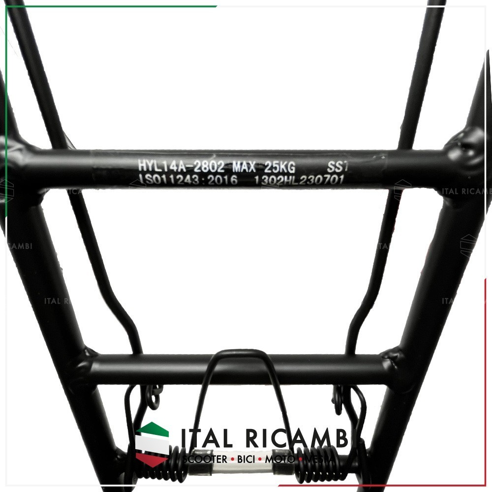 Portapacchi per bici elettriche regolabile in alluminio foto 4