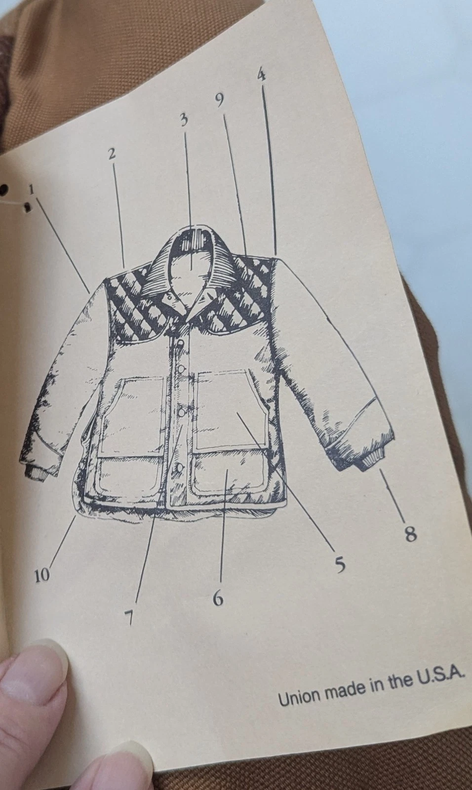 Vintage Carhartt Coat, CB256, XL, NWT, Union Made In USA, Rare - product detail image 16
