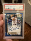 Konnor Griffin 2024 Bowman Chrome Blue Wave Refractor Auto 1st RC /150 PSA 10
