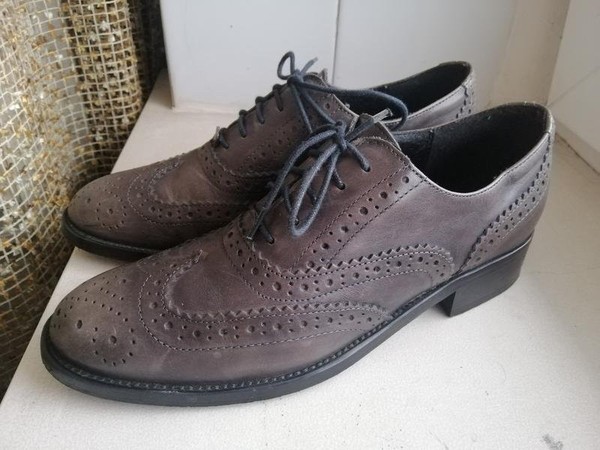 Women Bagatt Heels Grey Leather 37