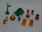 VINTAGE FISHER PRICE SESAME STREET PLAYSET ACCESSORIES BIG BIRD NEST ERNIE BERT