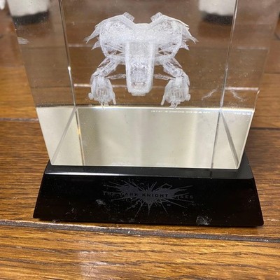 Batman Figure The Dark Knight Rises Bat Glass Etching Monument