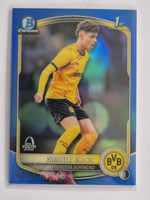 Samuele Inacio /150 1St Bowman Youth League 2025-26 TOPPS Chrome UCC Dortmund