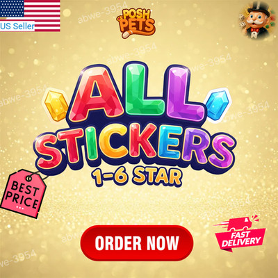 MONO_POLY STICKERS GO All 1/2/3/4/5/6   (POSH PETS ALBUM) Available & Cheapest