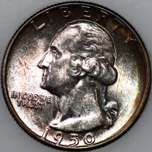 1950-P Washington Quarter 90% Silver Uncirculated As Shown [SN03]
