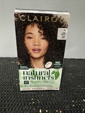 1 Pack Clairol Natural Instincts SEMI Permanent Hair Dye 4 Dark Brown New