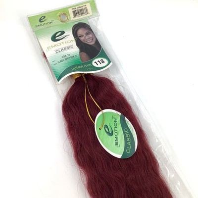 Emotion Classic Human Hair Extensions CSB18 Color 118 Super Bulk 18''