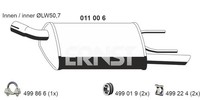 EndschalldäMpfer NachschalldäMpfer Ernst 011006 FüR Corsa Opel S93 F08 F68 M68