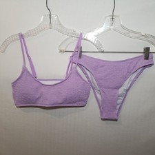 Size M Swimsuit Women Two piece Lilac Purple Bikini