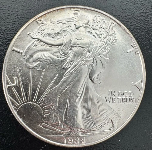 U.S. Mint American Eagle 1988 1 oz .999 Silver Coin Business Strike Uncertified