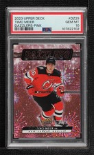 2023-24 Upper Deck Series 1 Dazzlers Pink Timo Meier #DZ-29 PSA 10 GEM MT 1ar2
