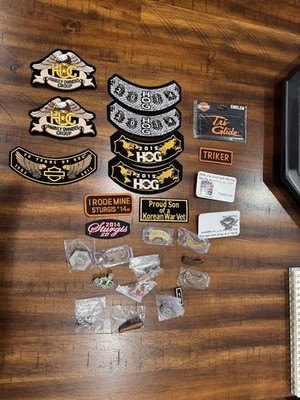 Harley Davidson Lot Of Trike, Harley, HOG, Sturgis * 26 pieces Patches Badges