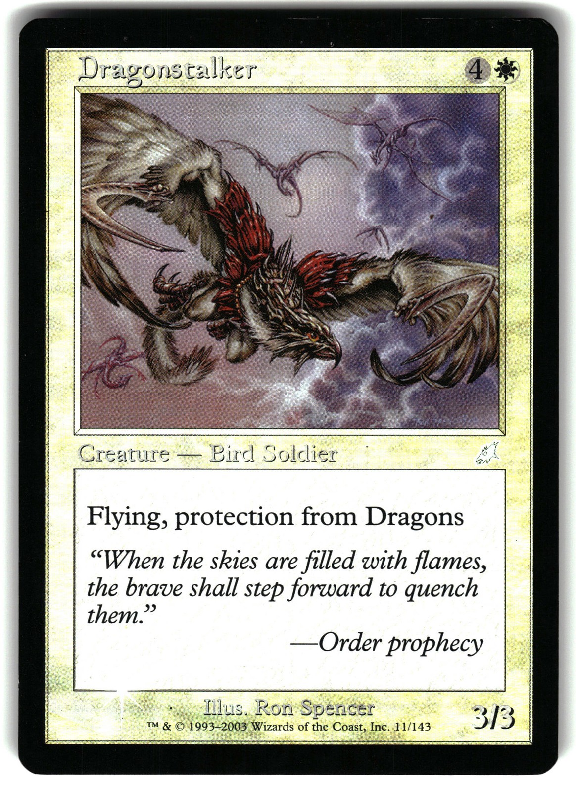 Dragonstalker FOIL 11 Magic_the_gathering Scourge