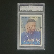 2016 Topps Heritage - Delino DeShields Jr. #314 IP Auto PSA Authentic Slab 