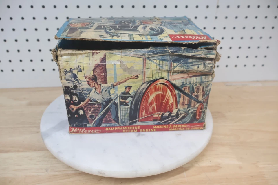 Used Vintage Wilesco D5 Steam Engine W/ Box Accessories Included - Germany USA - Image 4 of 4