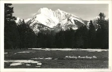Montana MT Mt. Harding, Mission Range Mountains Original Vintage Real Photo RPPC