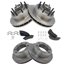 TRQ BKA35891 Disc Brake Kit For Ford Excursion 2000-2002 Front Rear 1C3Z2001AA