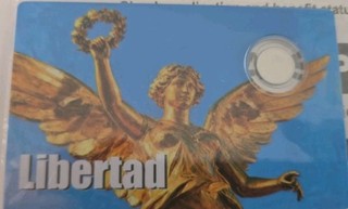 Liberia 2026 Platinum Libertad Coin Card 1/1000 Oz .999 Platinum COA