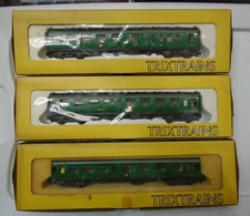 HO Trix Buffet 51852, Guard S2301 & Car S15900 Passenger Set NIB
