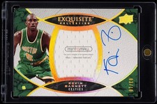 2008-09 UD Exquisite #BIGKG Kevin Garnett Jersey Autograph on card AUTO /10