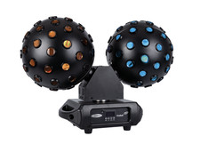 Showtec FireBall PRO Dual Ball RGBW Effect Light Mirrorball Type Revolving DJ