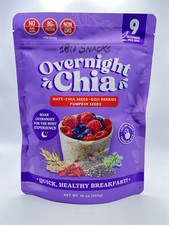180 Snacks • Overnight Chia w/ Oats , Goji Berries & Pumpkin Seeds 16 oz 25.95 per gallon