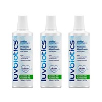 Luvbiotics - Alcohol & Fluoride Free Probiotic Mouthwash with Xylitol - 3 Pack