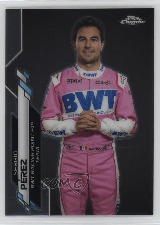 2020 Topps Chrome Formula 1 F1 Racers Sergio Perez #13 0us8
